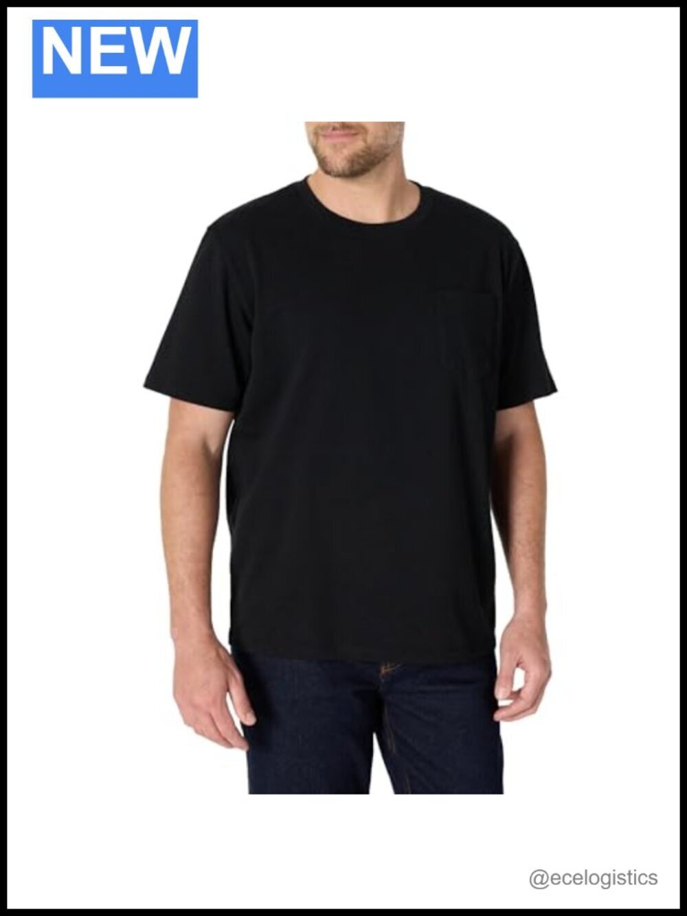 Relaxed Fit Heavyweight Cotton Pocket T-Shirt Crew Neck